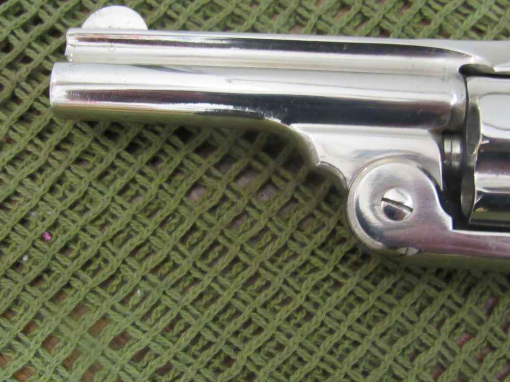 Smith & Wesson S&W .38 SA SECOND MODEL 3 1/4 INCH RE-NICKlELED -img-5