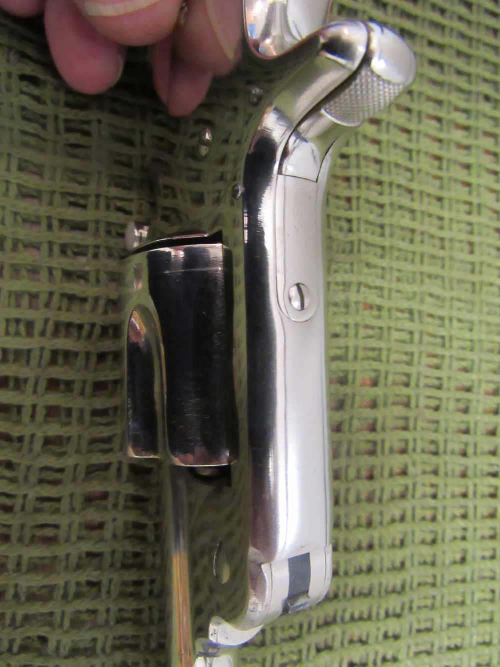 Smith & Wesson S&W .38 SA SECOND MODEL 3 1/4 INCH RE-NICKlELED -img-12