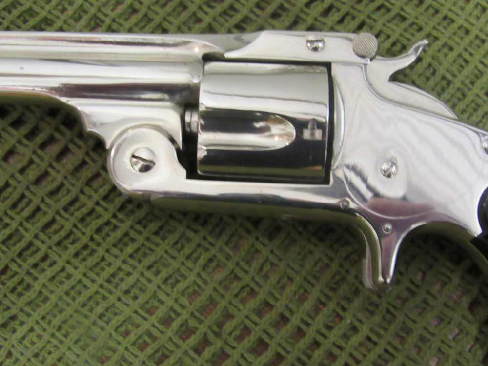 Smith & Wesson S&W .38 SA SECOND MODEL 3 1/4 INCH RE-NICKlELED -img-4
