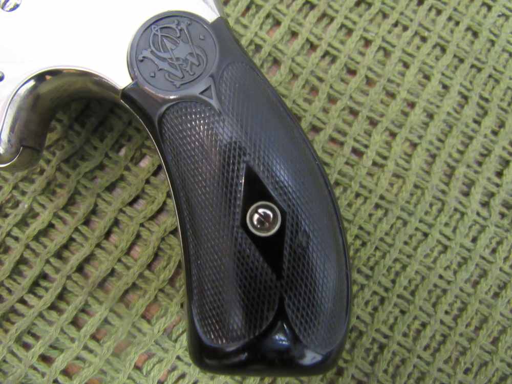 Smith & Wesson S&W .38 SA SECOND MODEL 3 1/4 INCH RE-NICKlELED -img-2
