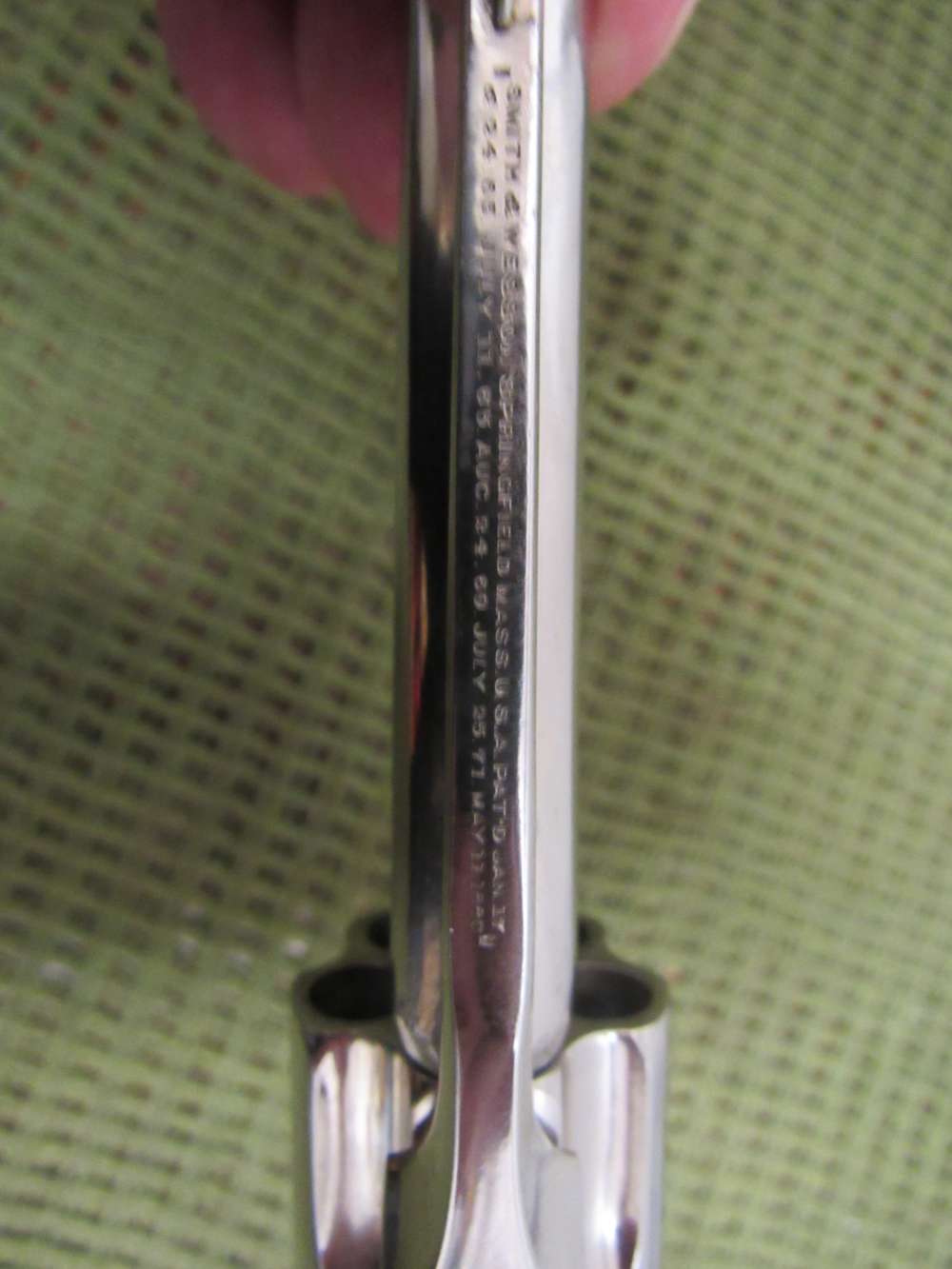 Smith & Wesson S&W .38 SA SECOND MODEL 3 1/4 INCH RE-NICKlELED -img-17