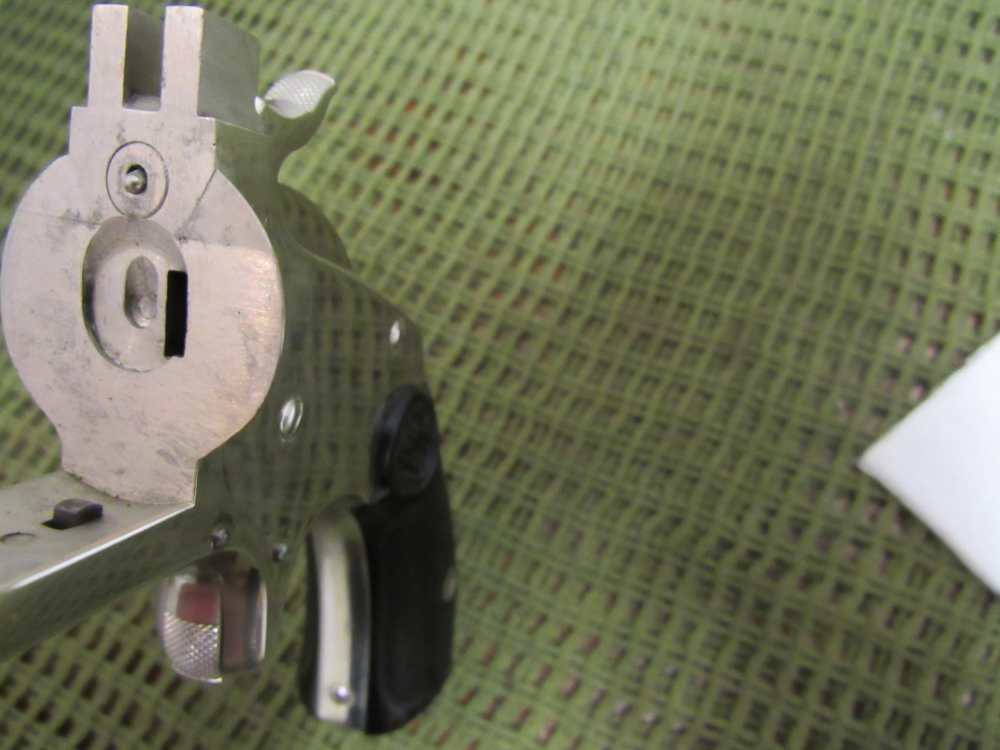 Smith & Wesson S&W .38 SA SECOND MODEL 3 1/4 INCH RE-NICKlELED -img-22