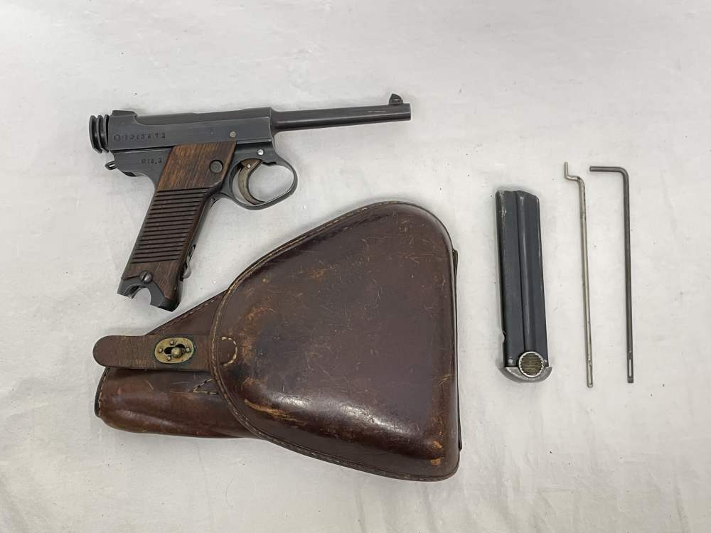 WWII Nambu Type 14 Pistol (1944) with Magazine and Holster (JRB1312)-img-0