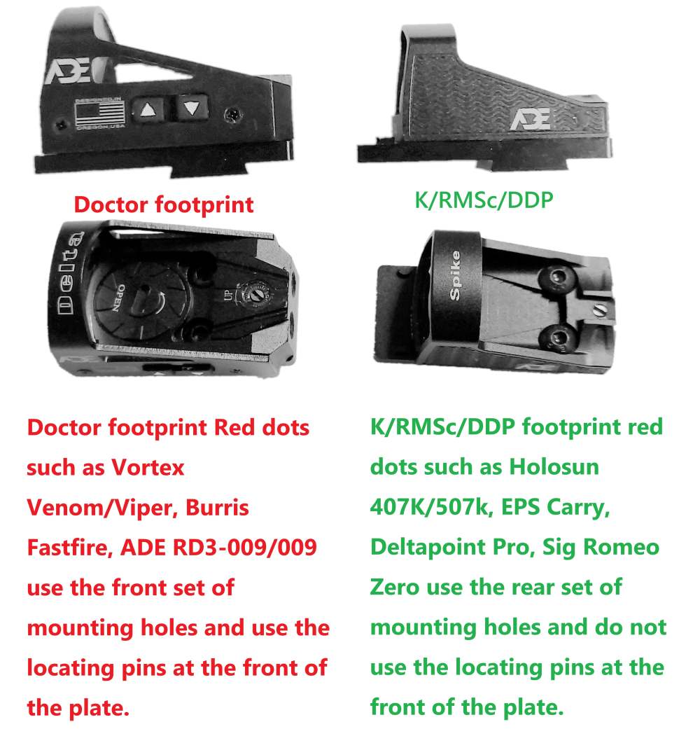 SAR USA K2 Pistol Optic Mount Plate for Burris Fastfire C, 1-4 Red Dot-img-4