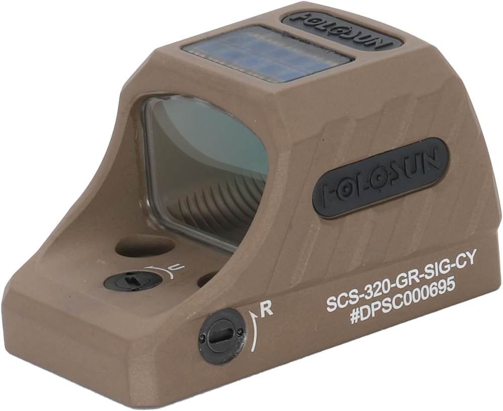 HOLOSUN SCS320 FDE GREEN 2MOA DELT POINT PRO FOOTPRINT-img-2