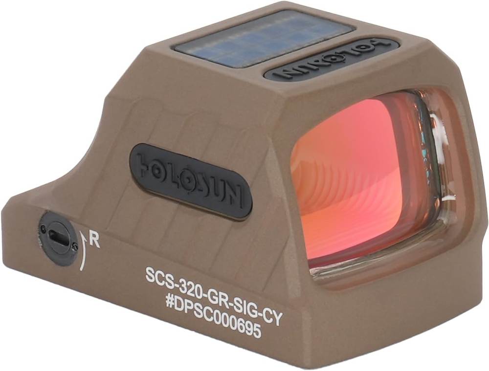 HOLOSUN SCS320 FDE GREEN 2MOA DELT POINT PRO FOOTPRINT-img-4