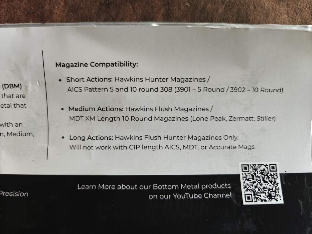 Hawkins Hunter DBM Bottom Metal Rem 700 LA HUNTER Style Mag-img-6