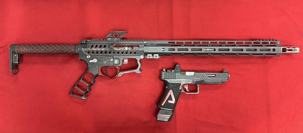 Agency X F1 X Blowndeadline BDR15 Glock 34 Chop 300Blk 9mm CF AR Barrel-img-0