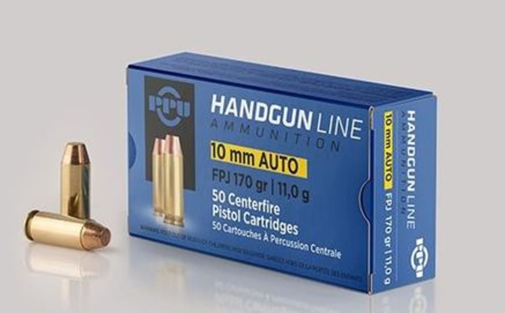  PPU Handgun Ammunition 10mm Auto 170 gr FPJ 1115 fps 50/ct-img-0