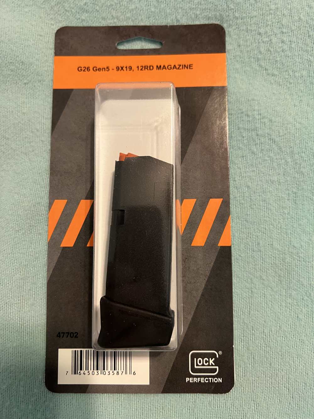 Glock G26 Gen5 12 Round Extended Magazine 9mm - New - Carded.-img-0
