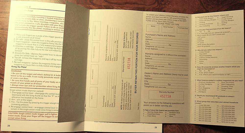 HK 45 Series Operator's Manual with Warranty Card.-img-3