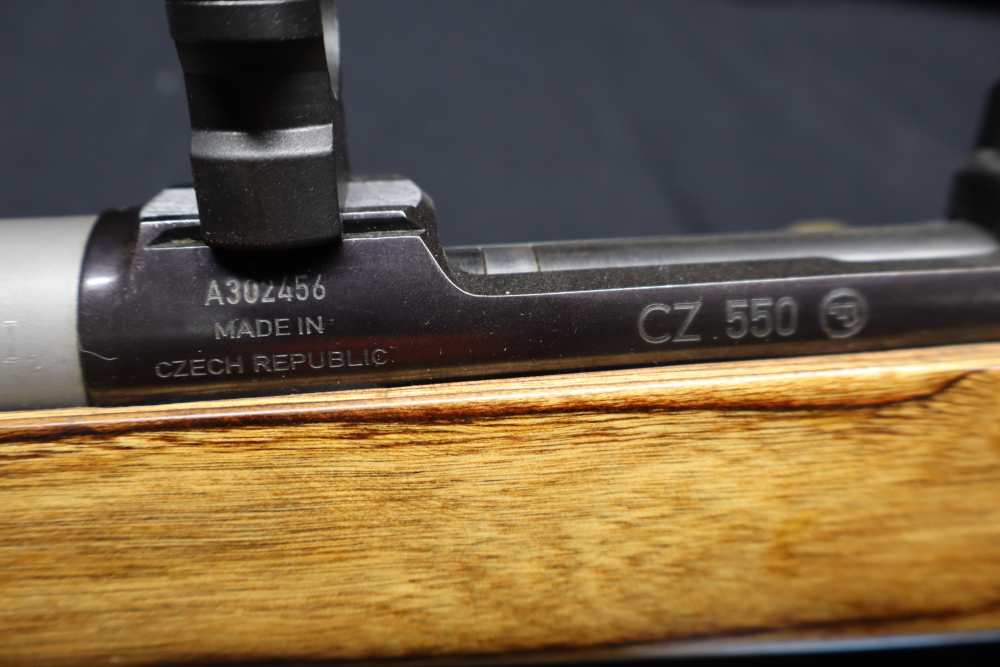 CZ550 280 AI 26.5" Kreiger Barrel Glass Bedded Thumbhole Laminate Stock -img-9