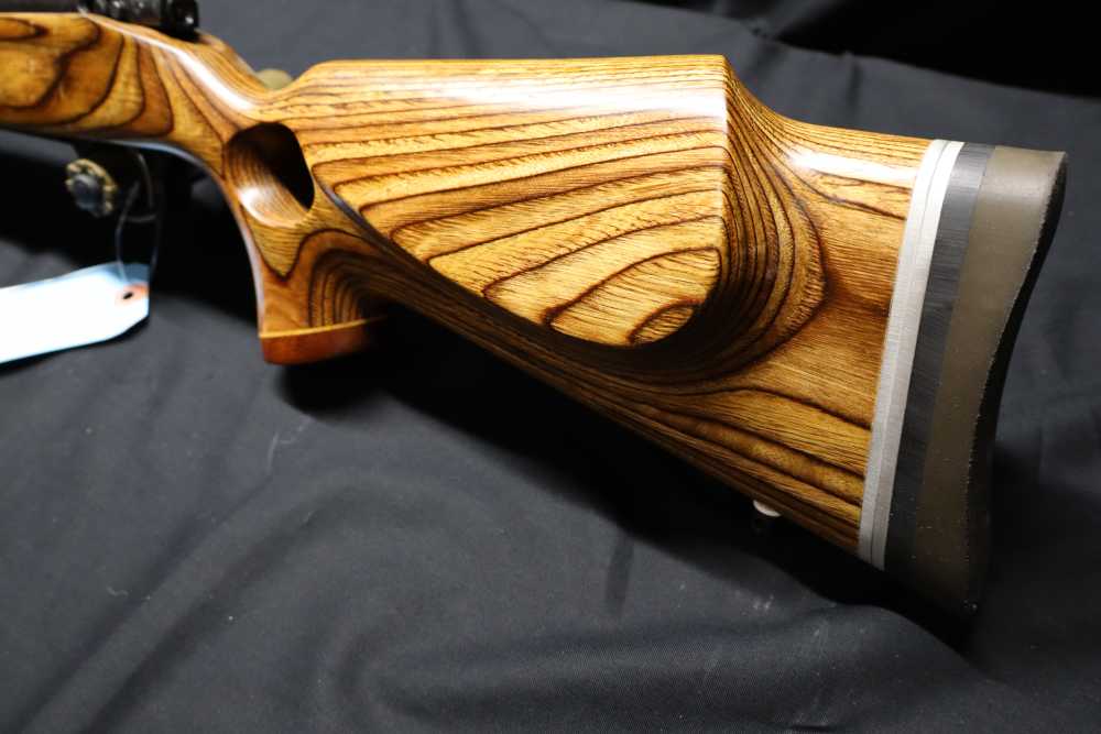 CZ550 280 AI 26.5" Kreiger Barrel Glass Bedded Thumbhole Laminate Stock -img-7