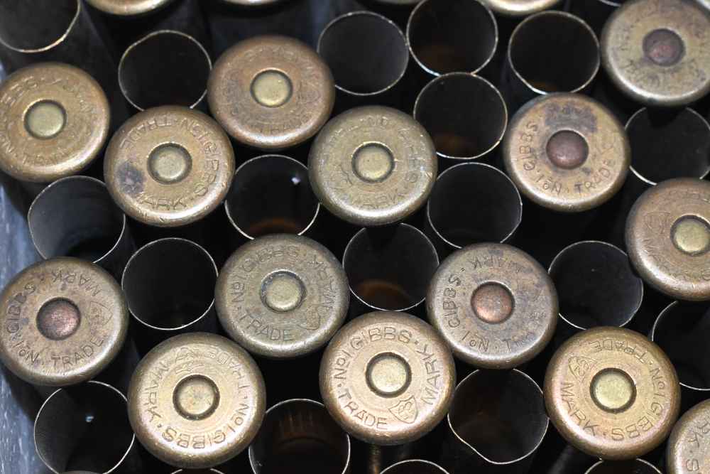 Approx 770 +/- PCS 461 No 1 Gibbs Primed Rifle Brass Vintage READ-img-10