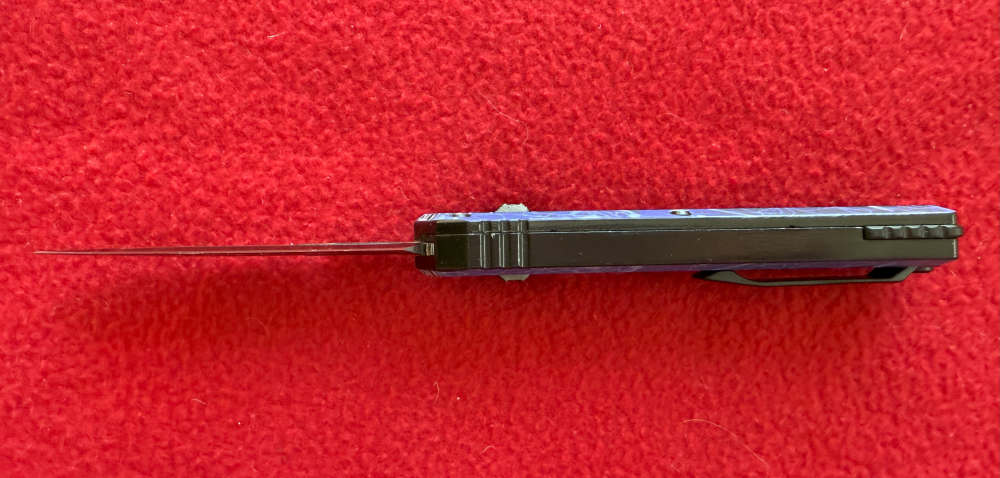OTF Automatic Knife  GL YKON 3.75  DE Black SS Blade & 2 Switch Buttons-img-5