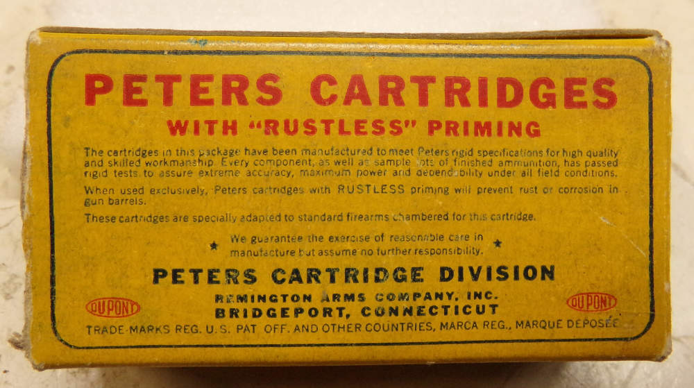 Full Box of Collector's Peters 32 Short Rimfire Ammo-img-3