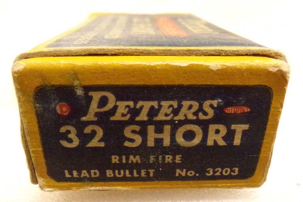 Full Box of Collector's Peters 32 Short Rimfire Ammo-img-1