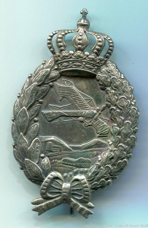 Imperial German World War I Aero Bavarian Aviator Pilot Badge-img-0