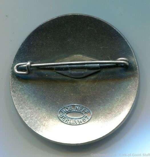 German WWII 1936 Berlin Summer Olympics Blue Film Maker Badge-img-1