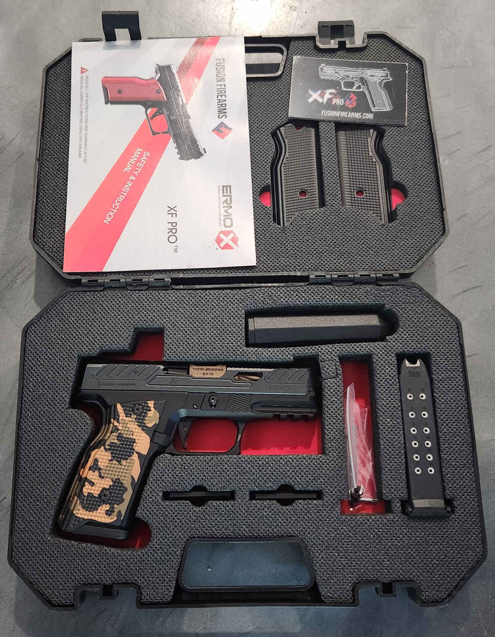 Fusion Firearms XF PRO Bronze & Black 9mm -img-0