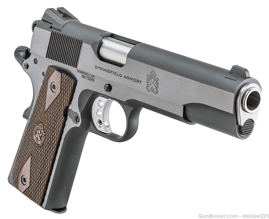 Springfield 1911 Garrison Pistol .45 ACP Blued LayAway Option PX9420-img-0
