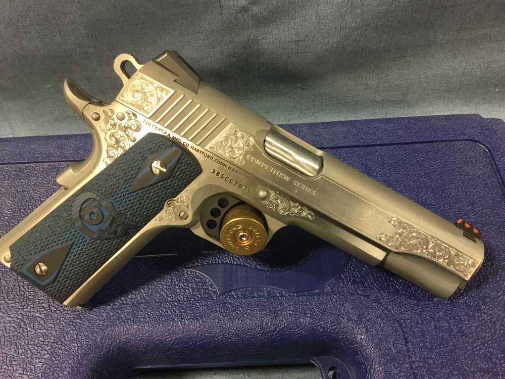 ENGRAVED Colt 1911 S70 Competition 38 Super-img-3