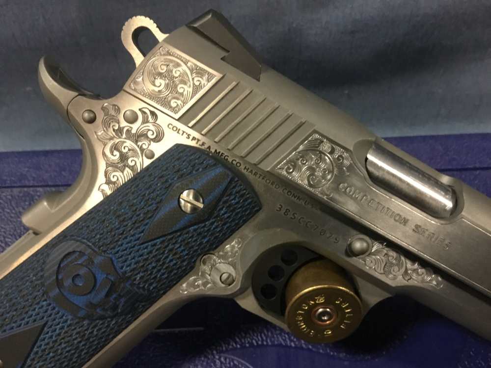 ENGRAVED Colt 1911 S70 Competition 38 Super-img-5