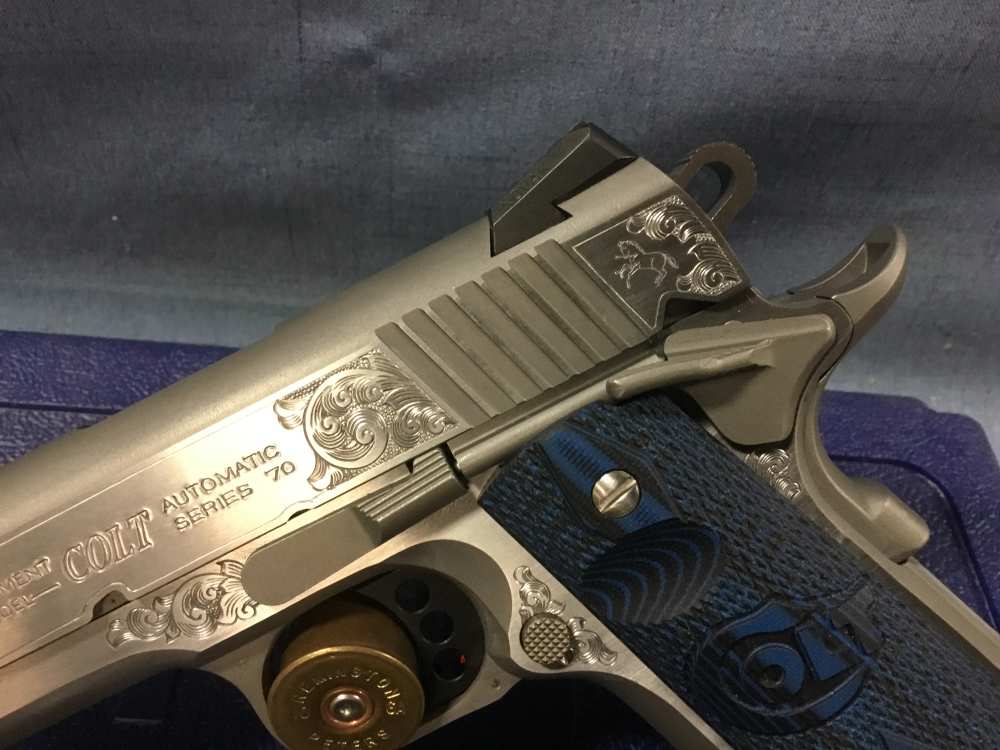 ENGRAVED Colt 1911 S70 Competition 38 Super-img-7