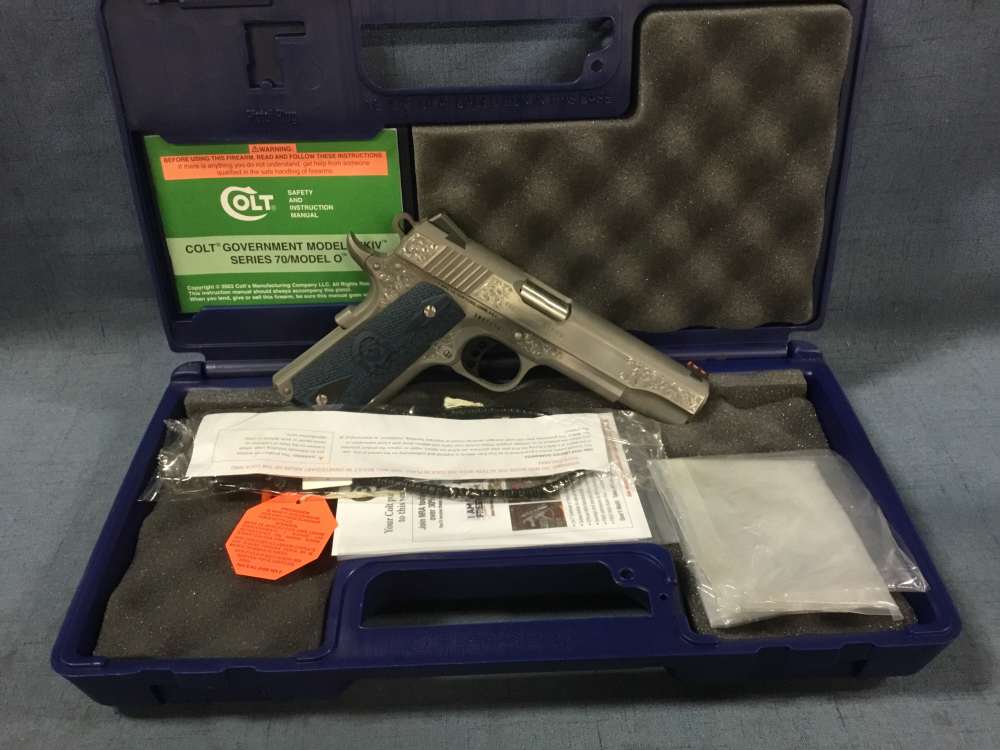 ENGRAVED Colt 1911 S70 Competition 38 Super-img-1