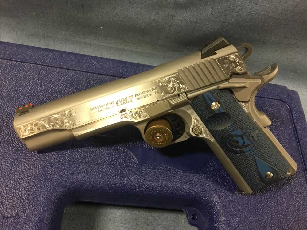 ENGRAVED Colt 1911 S70 Competition 38 Super-img-2