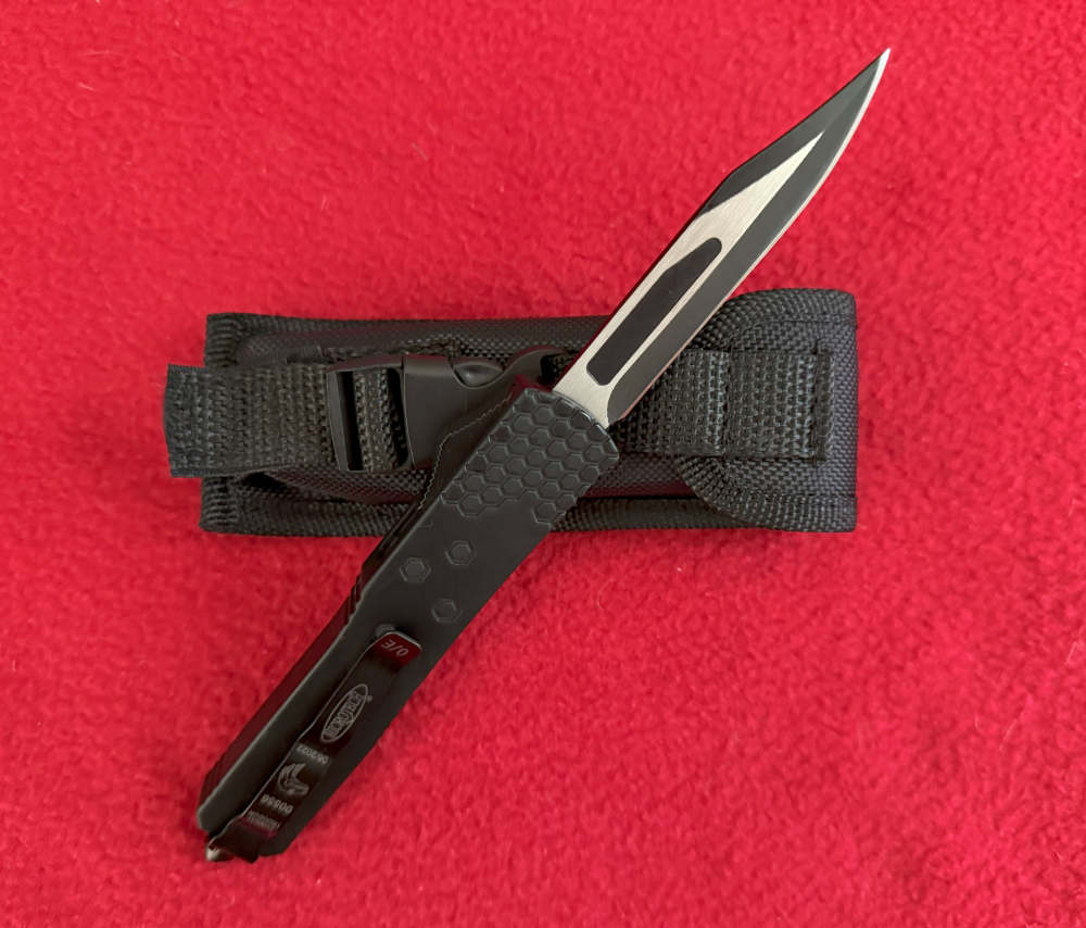 OTF Automatic Knife Combat Trodoon 3.25 inch Single Edge Blade.-img-6