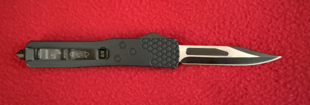 OTF Automatic Knife Combat Trodoon 3.25 inch Single Edge Blade.-img-0