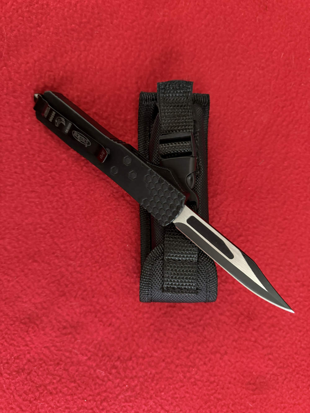 OTF Automatic Knife Combat Trodoon 3.25 inch Single Edge Blade.-img-5
