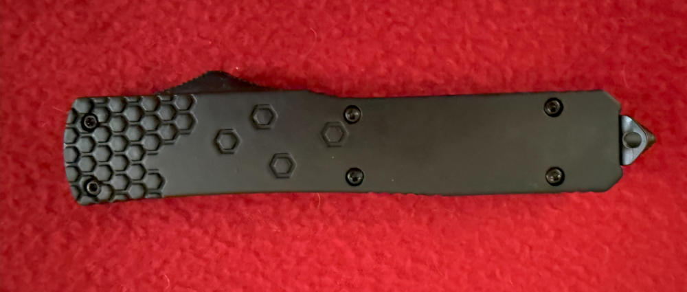 OTF Automatic Knife Combat Trodoon 3.25 inch Single Edge Blade.-img-4
