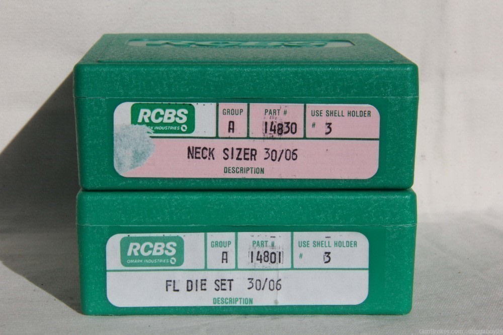 30-06 Springfield RCBS Reloading Dies & PMC Brass, Bag of 100 NEW cases-img-1