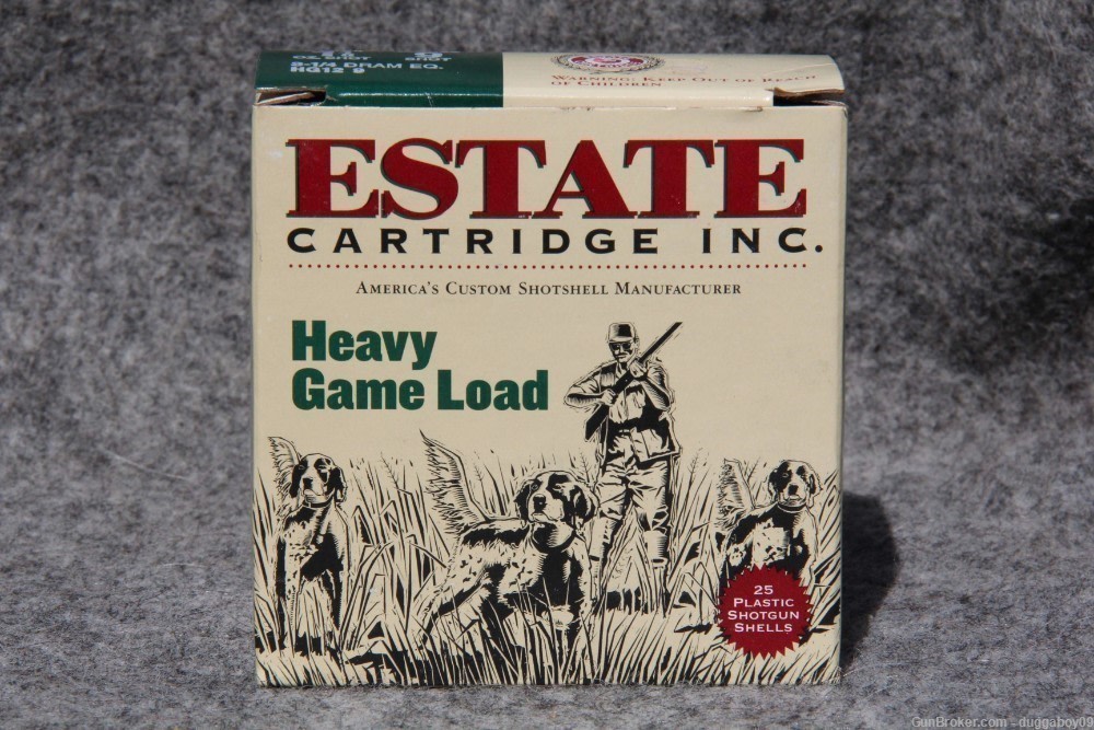 ESTATE 12 gauge 2.75”, 1 1/8 oz., #9 shot, Heavy Game Load - 125 rounds-img-0