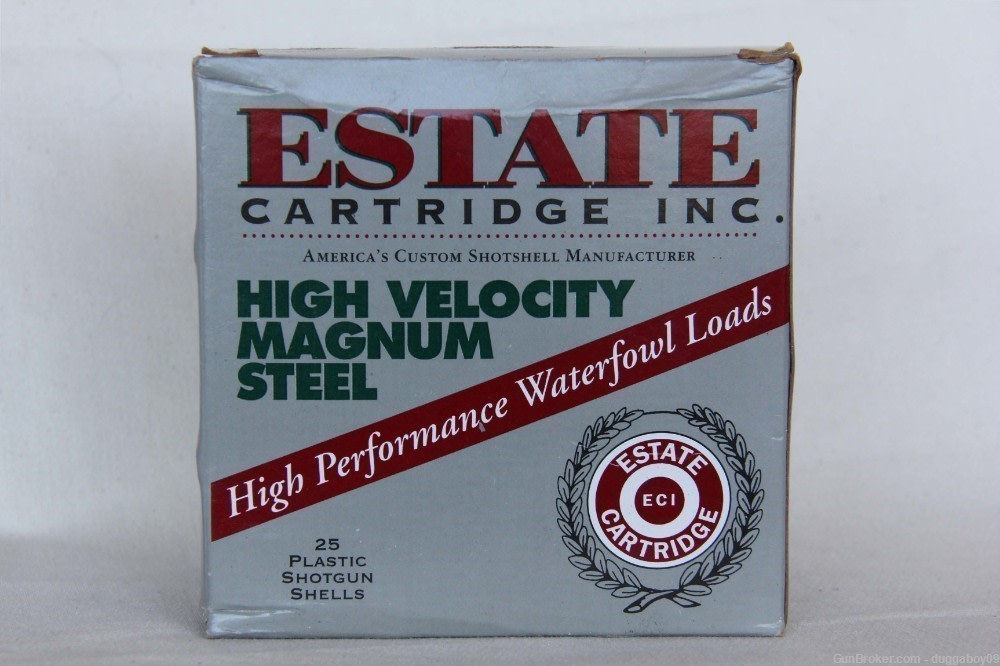 ESTATE 12 gauge 3”, 1 1/4 oz., #3 shot High Velocity Magnum Steel 50 Rounds-img-0