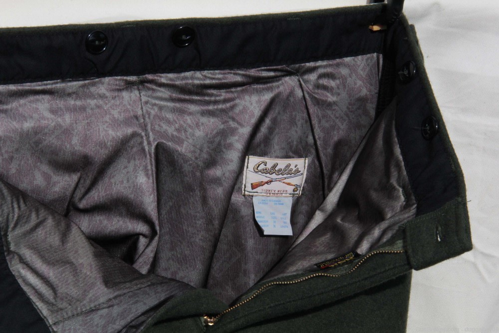 Cabela's XCR Wool Pants, Forest Green, size 38, NEW - PRICE REDUCED!-img-5