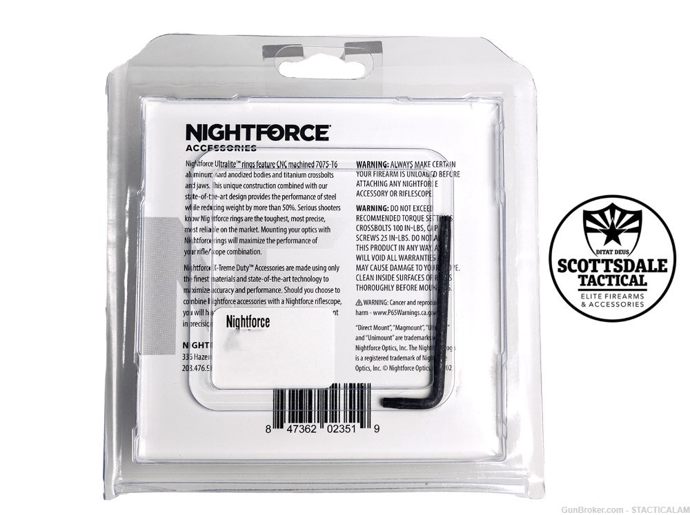 Nightforce Optics X-Treme Duty Ultralite Rings A671-img-1
