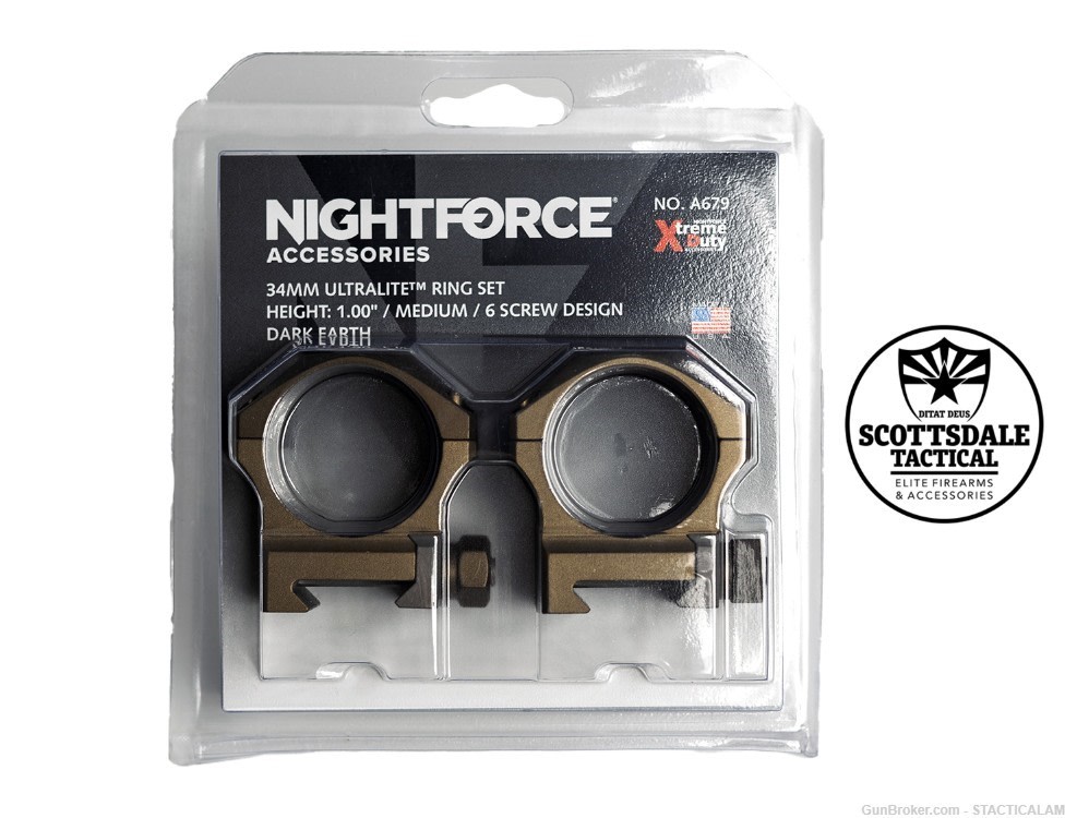 Nightforce Optics X-Treme Duty Ultralite Rings A671-img-0