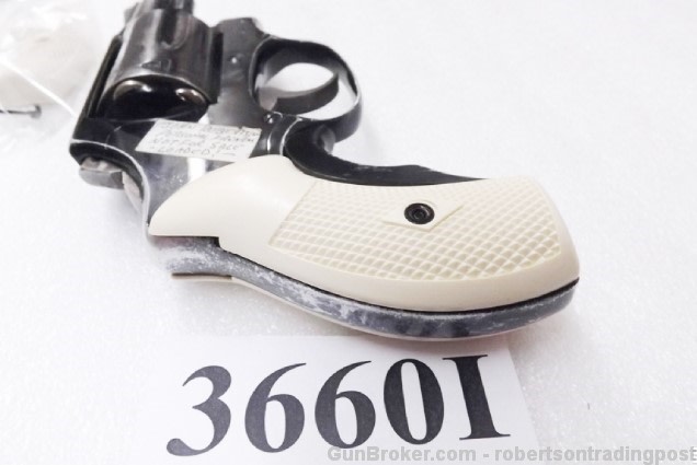 Faux Ivory Grips fit S&W J Revolvers models 36 60 642 Ajax type Checkered -img-13