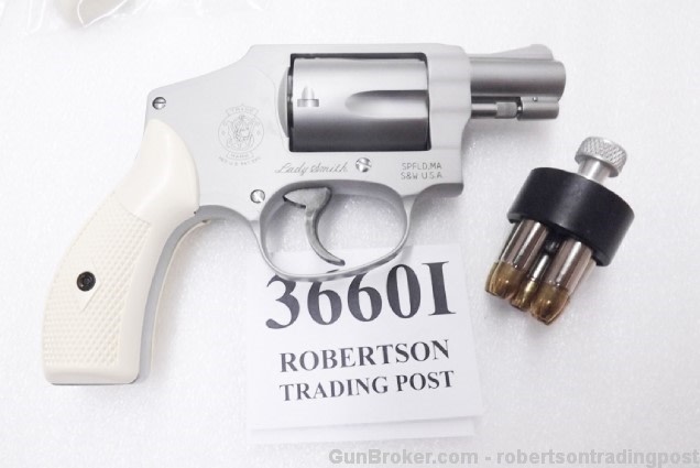 Faux Ivory Grips fit S&W J Revolvers models 36 60 642 Ajax type Checkered -img-17