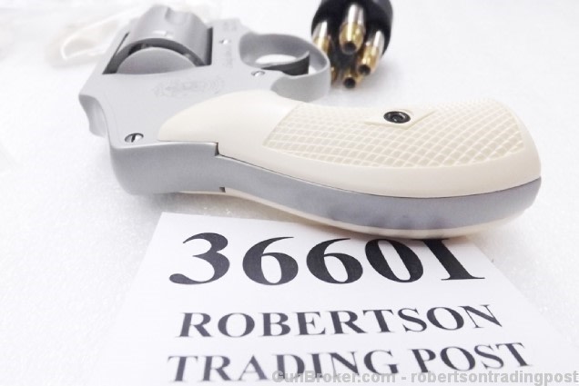 Faux Ivory Grips fit S&W J Revolvers models 36 60 642 Ajax type Checkered -img-16