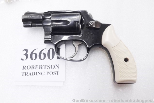 Faux Ivory Grips fit S&W J Revolvers models 36 60 642 Ajax type Checkered -img-7
