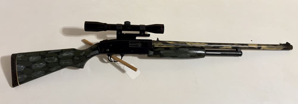 Mossberg 500A 12ga with scope, soft case, & extra barrel-img-0