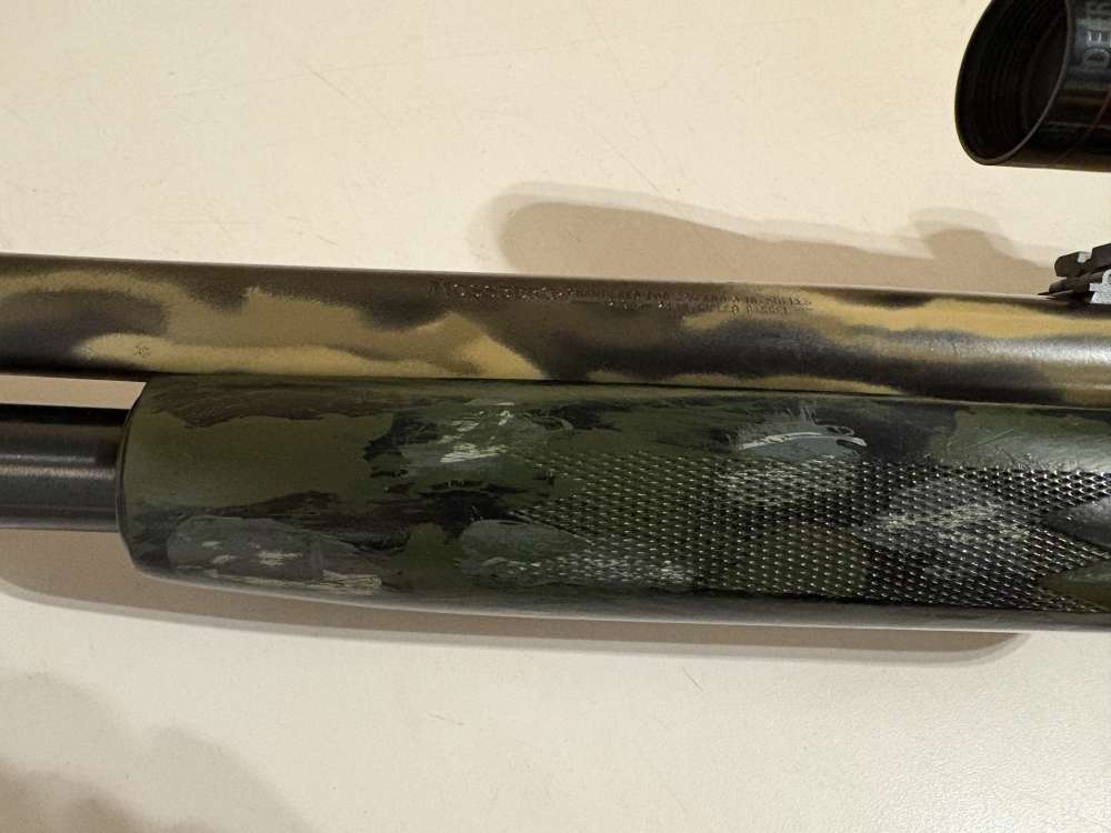 Mossberg 500A 12ga with scope, soft case, & extra barrel-img-13