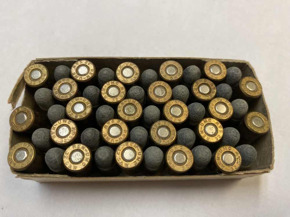 1928 Remington Kleanbore " Dogbone" 32 S&W 88 gr Lead NOS -img-7