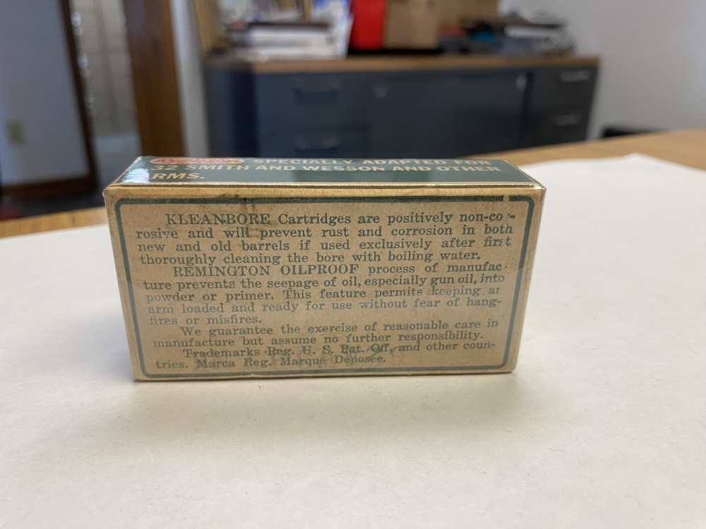 1928 Remington Kleanbore " Dogbone" 32 S&W 88 gr Lead NOS -img-13