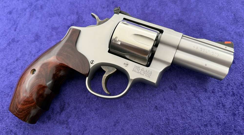 S&W 625-7 Lew Horton .45 Colt 3" Full Lug Stainless 1 of 40 Boxed Lettered-img-11