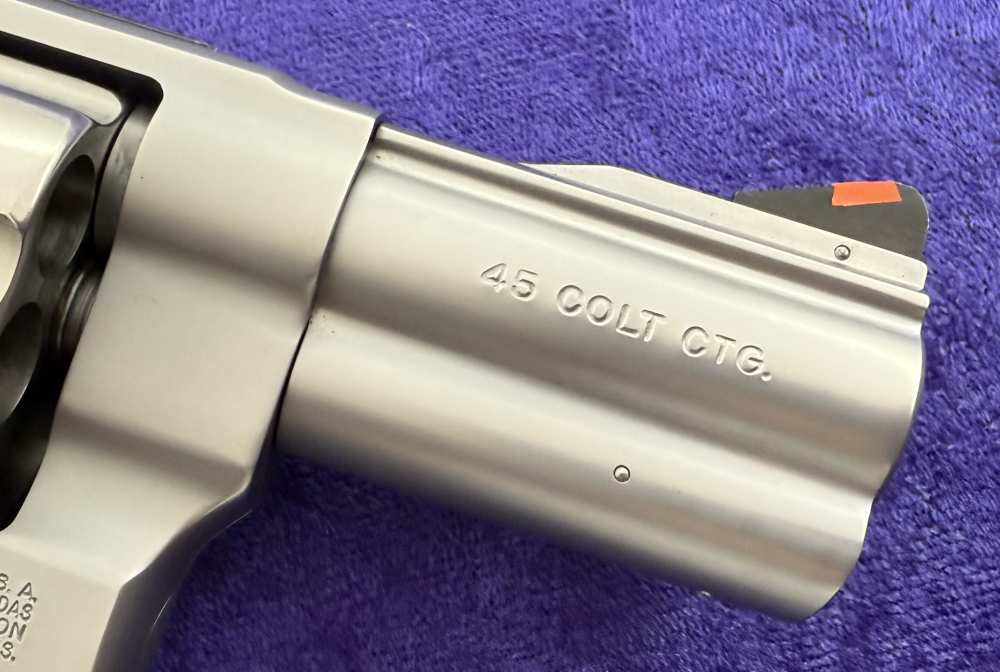 S&W 625-7 Lew Horton .45 Colt 3" Full Lug Stainless 1 of 40 Boxed Lettered-img-14